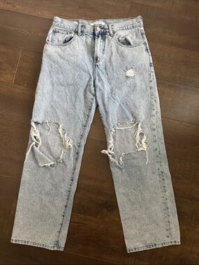 PAC SUN Women’s Baggy Ripped Jeans - size 29X30